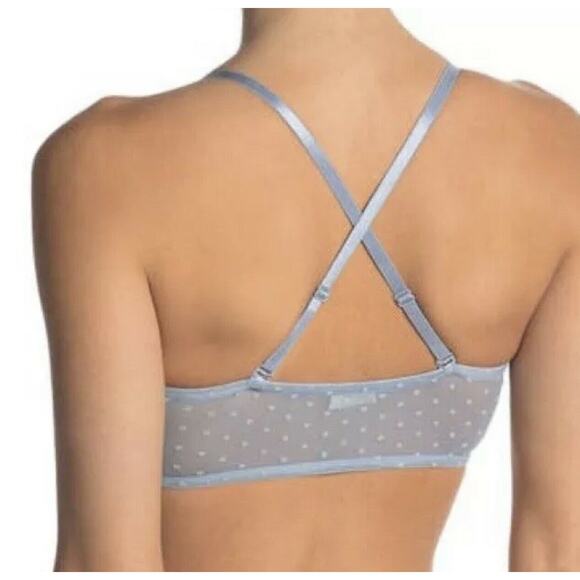 Free People Intimately Bandeau Bra Small Sierra Convertible Stretch Light Blue - Picture 4 of 11